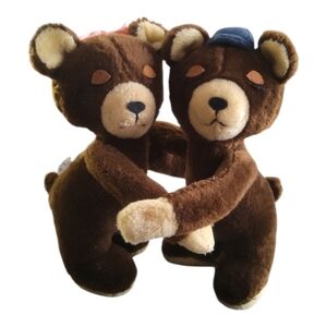 Dakin Vintage 1977 Hugging Bears